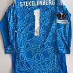 Wedstrijd gedragen Maarten Stekelenburg shirt – Ajax, blauw, gesigneer